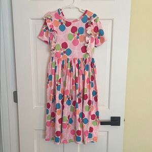 Colorful Polka Dot Kids Dress